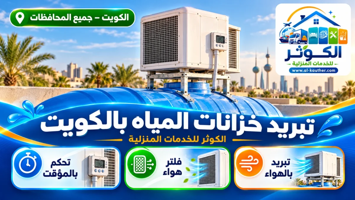 تركيب أجهزة تبريد تانكي الماء بالكويت