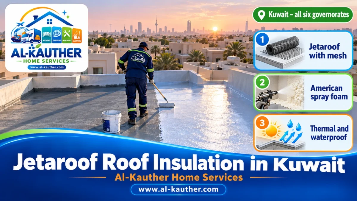 Jetaroof roof insulation in Kuwait