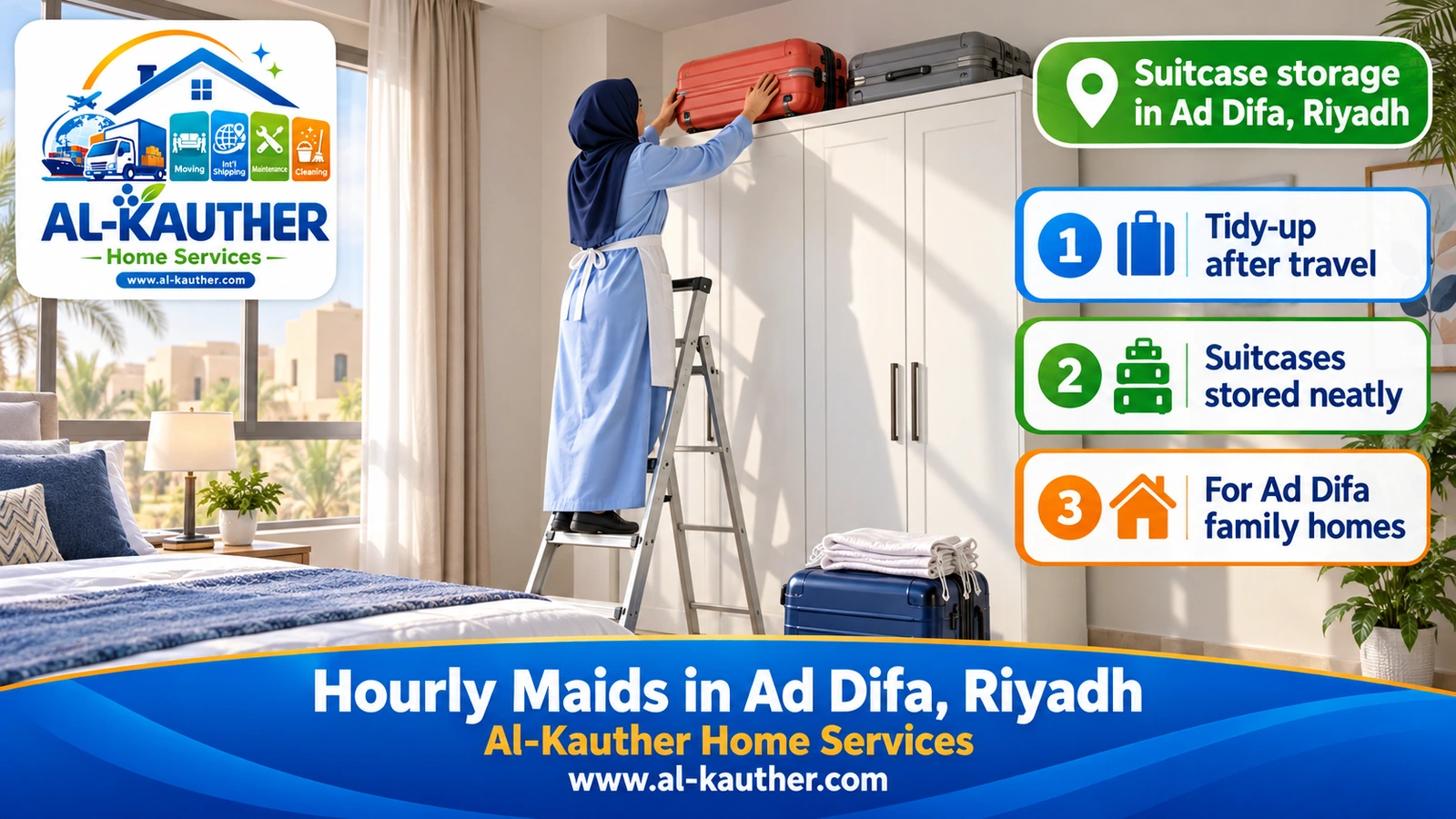 Suitcase storage in Ad Difa, Riyadh