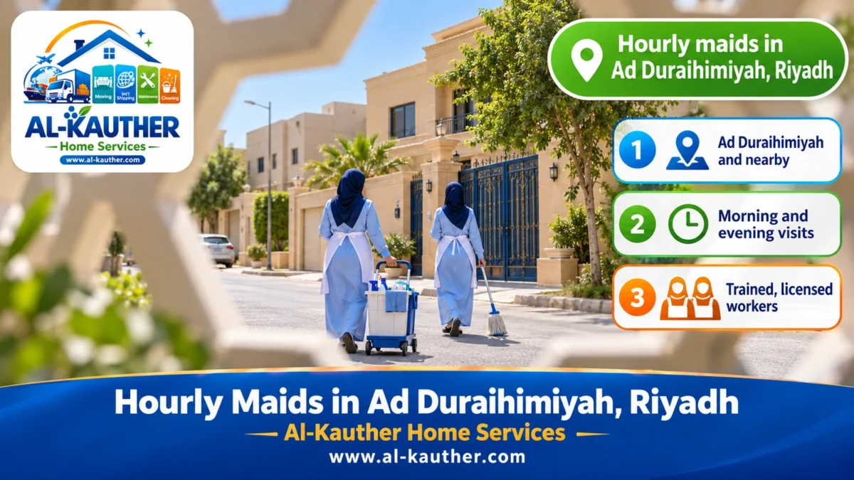 Hourly maids in Ad Duraihimiyah, Riyadh