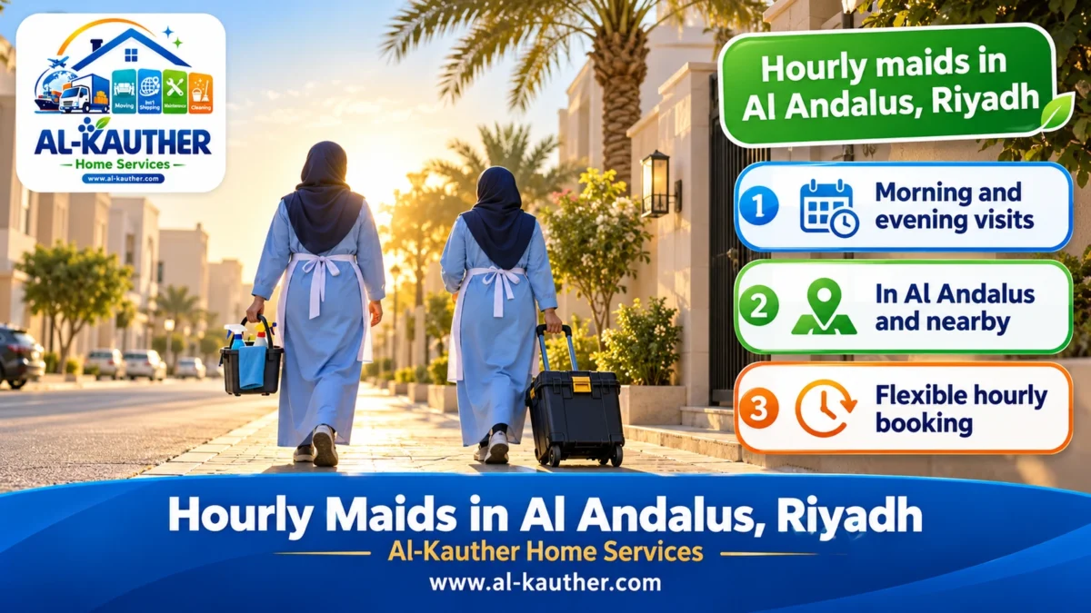 Hourly maids in Al Andalus, Riyadh