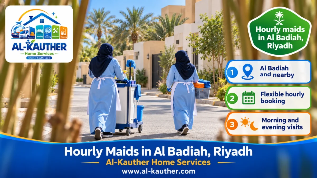 Hourly maids in Al Badiah, Riyadh