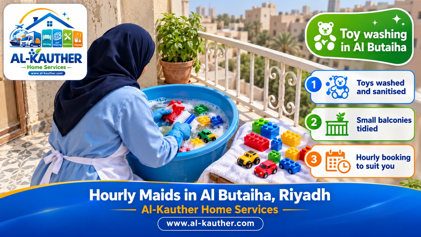 Toy washing in Al Butaiha