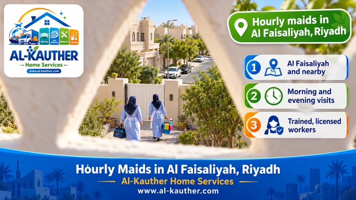 Hourly maids in Al Faisaliyah, Riyadh