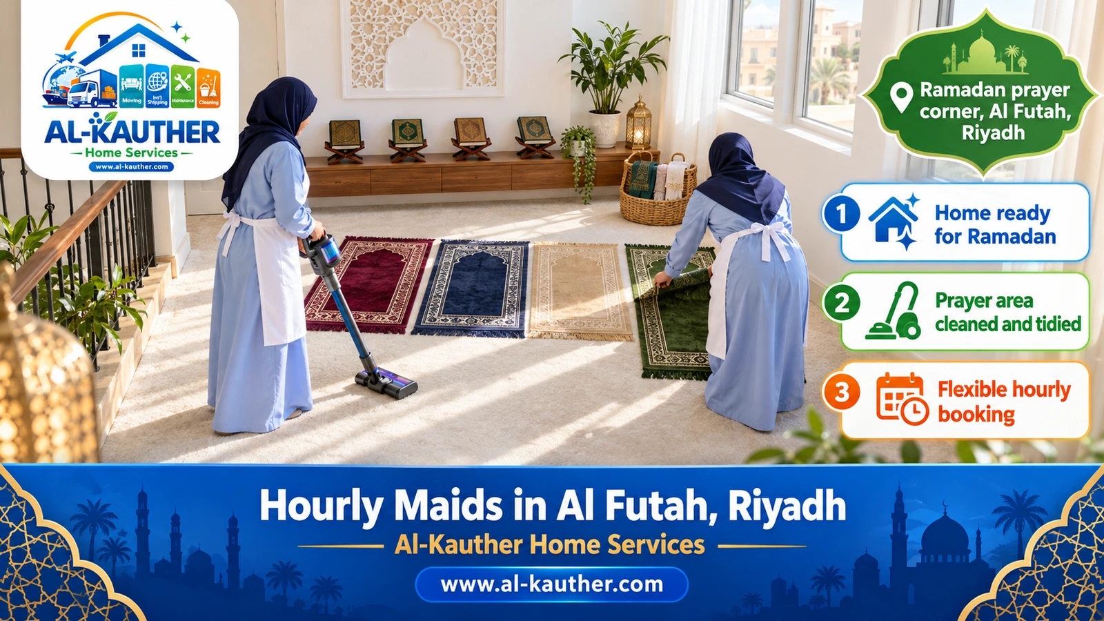 Ramadan prayer corner, Al Futah, Riyadh