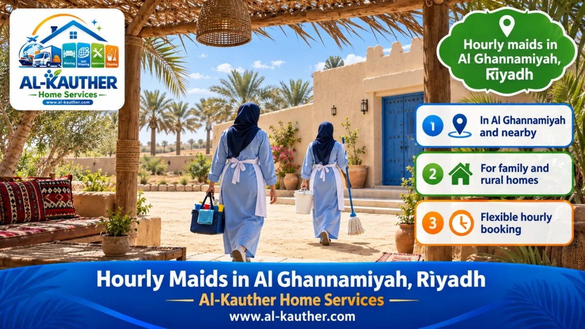 Hourly maids in Al Ghannamiyah, Riyadh