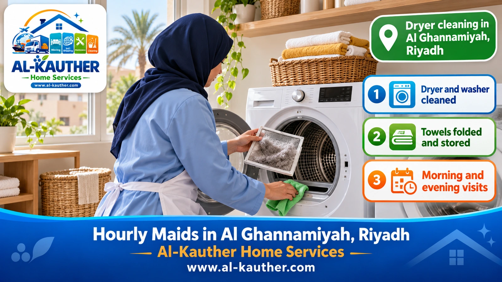Dryer cleaning in Al Ghannamiyah, Riyadh
