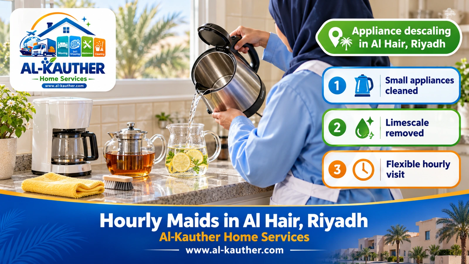 Appliance descaling in Al Hair, Riyadh