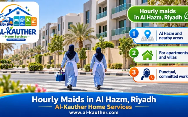 Hourly Maids in Al Hazm, Riyadh