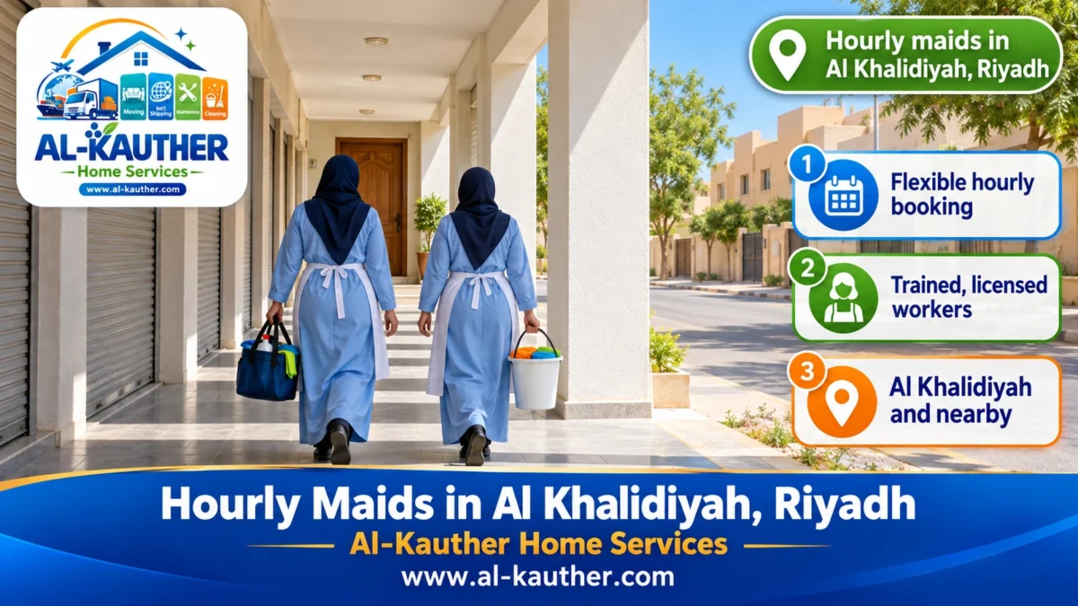Hourly maids in Al Khalidiyah, Riyadh