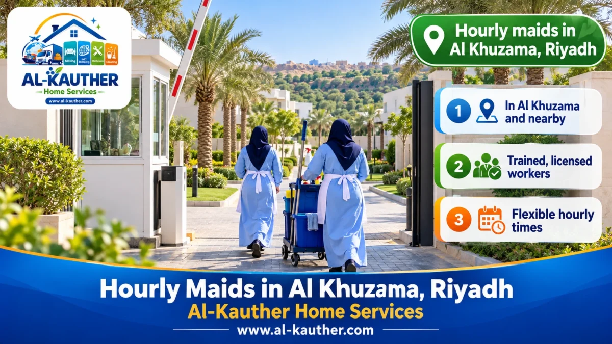 Hourly maids in Al Khuzama, Riyadh