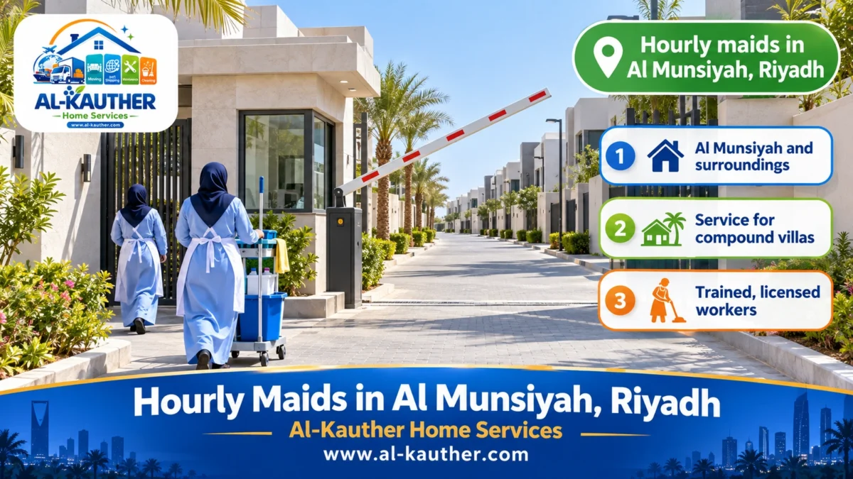 Hourly maids in Al Munsiyah, Riyadh
