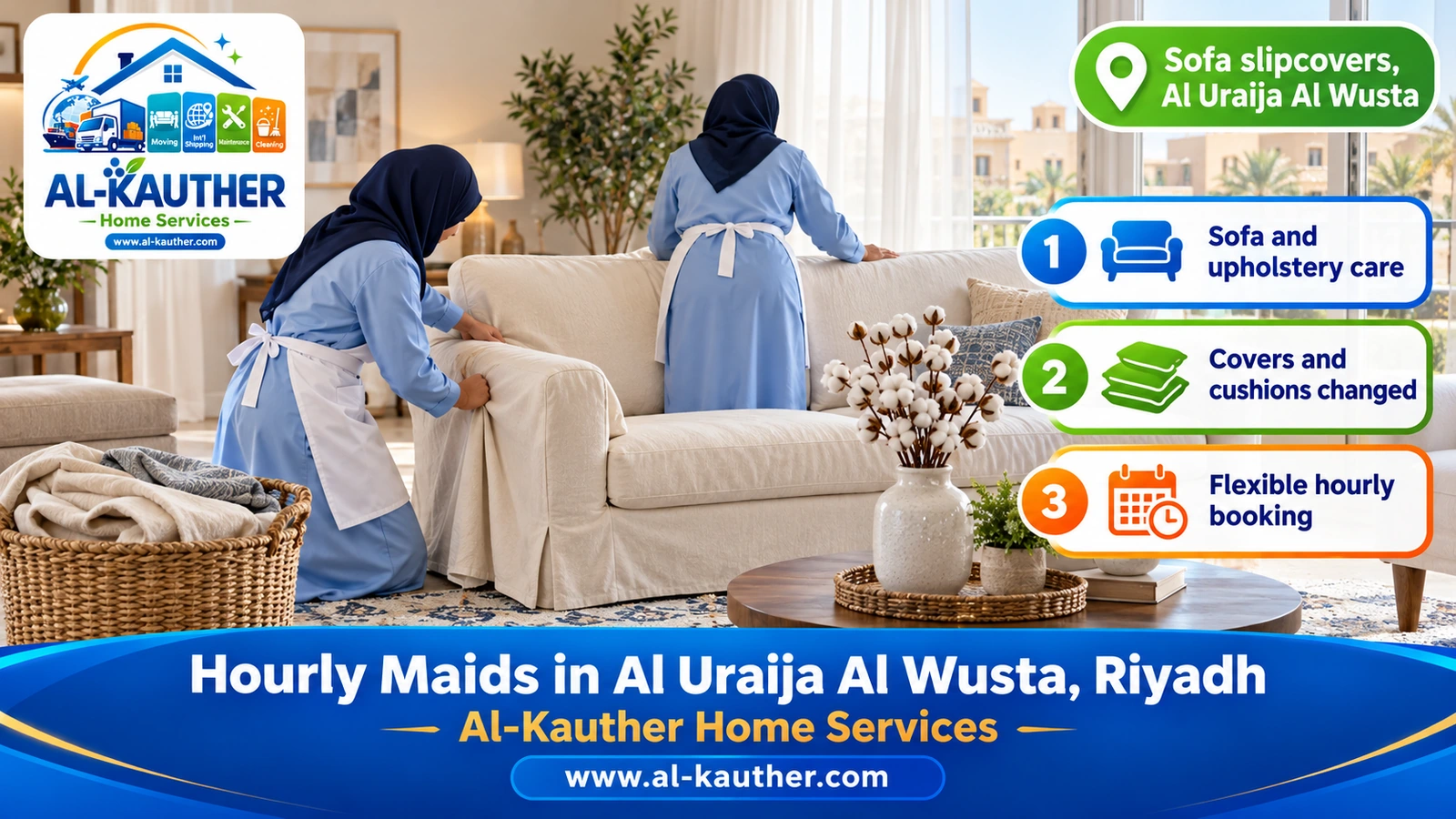 Sofa slipcovers, Al Uraija Al Wusta