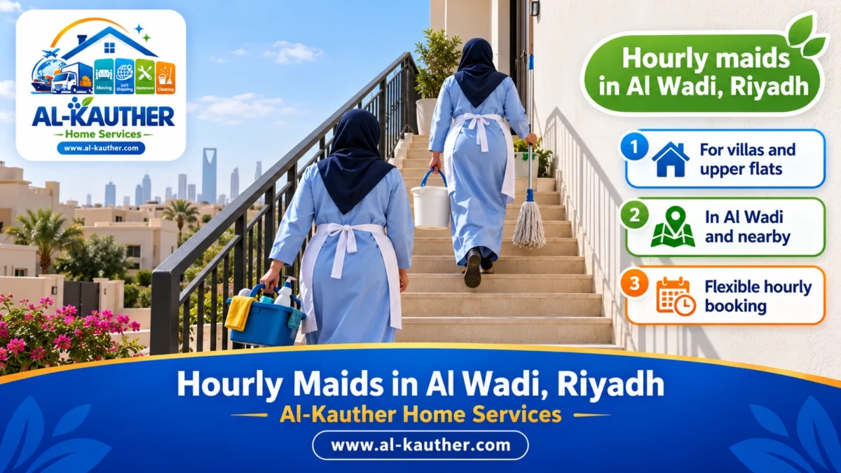 Hourly maids in Al Wadi, Riyadh