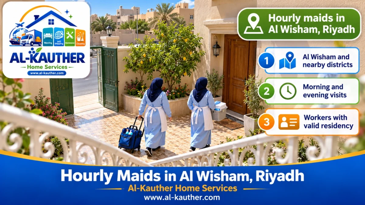 Hourly maids in Al Wisham, Riyadh