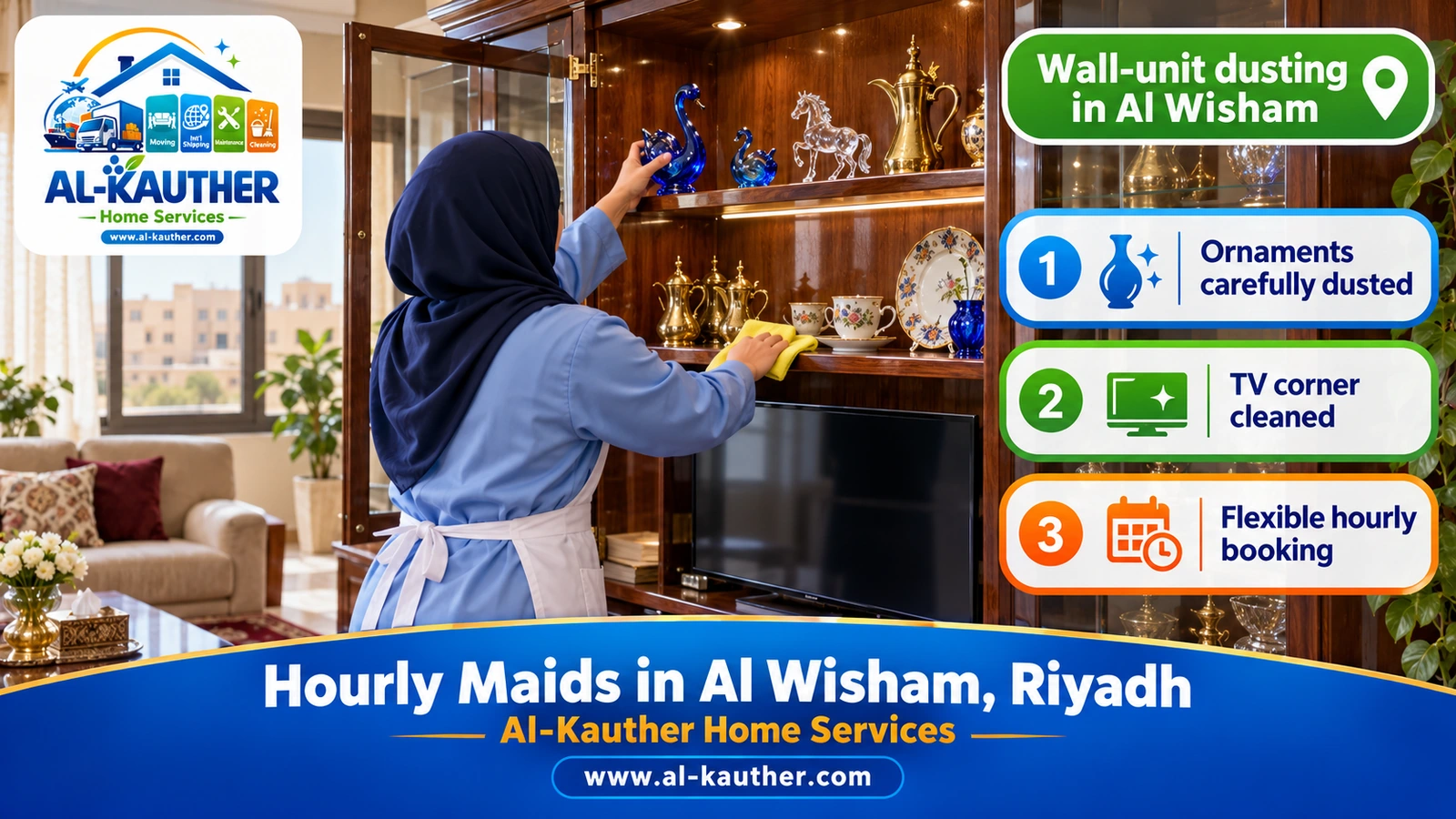 Wall-unit dusting in Al Wisham