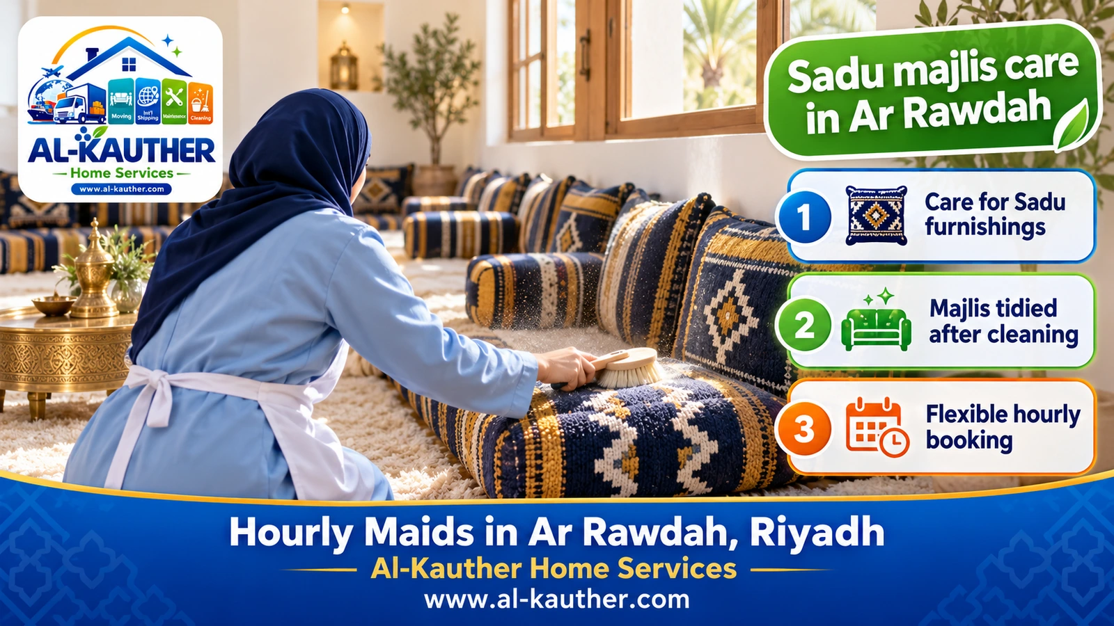 Sadu majlis care in Ar Rawdah