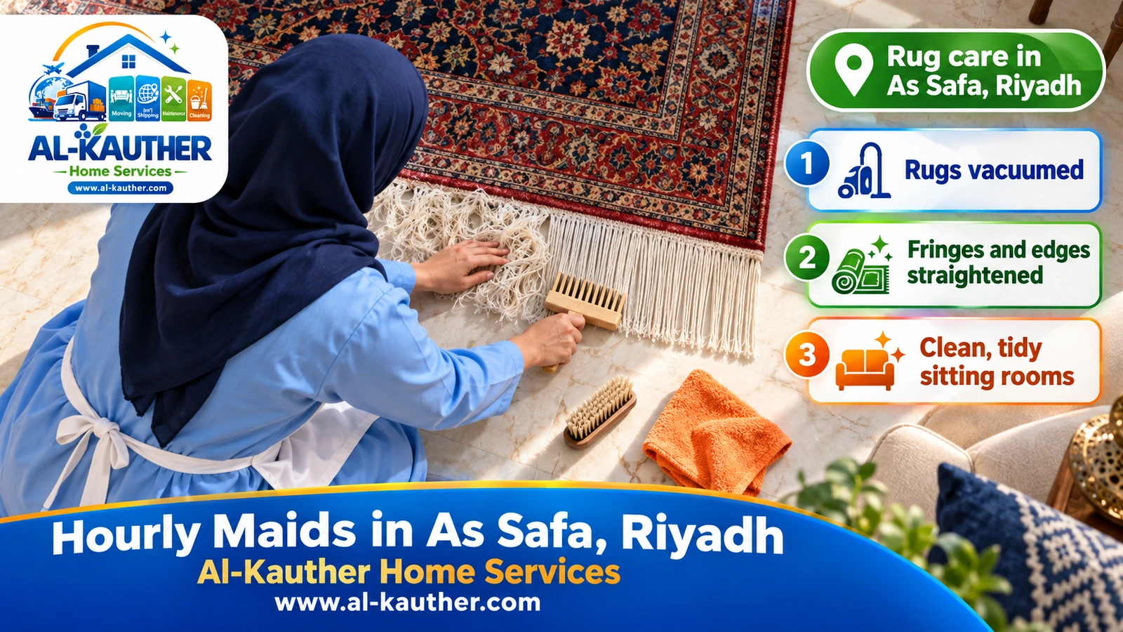 Rug care in As Safa, Riyadh