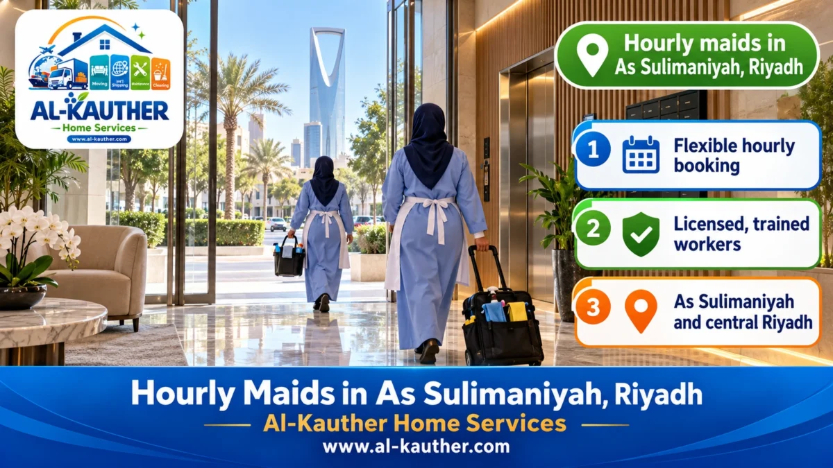 Hourly maids in As Sulimaniyah, Riyadh