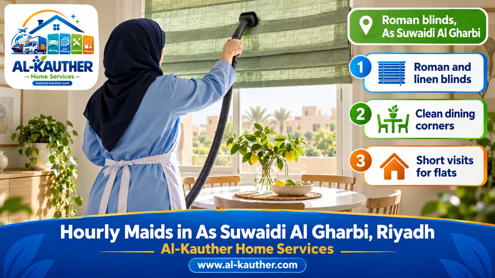 Roman blinds, As Suwaidi Al Gharbi