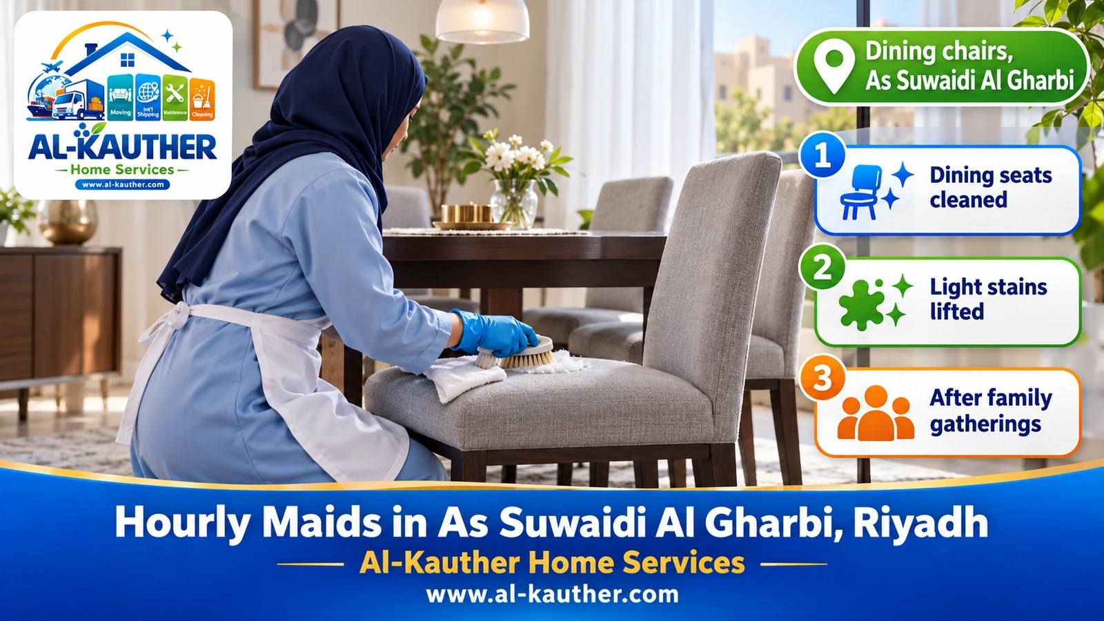 Dining chairs, As Suwaidi Al Gharbi