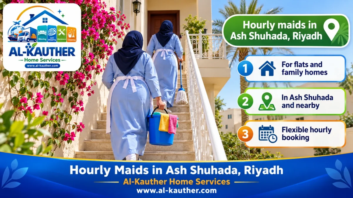 Hourly maids in Ash Shuhada, Riyadh