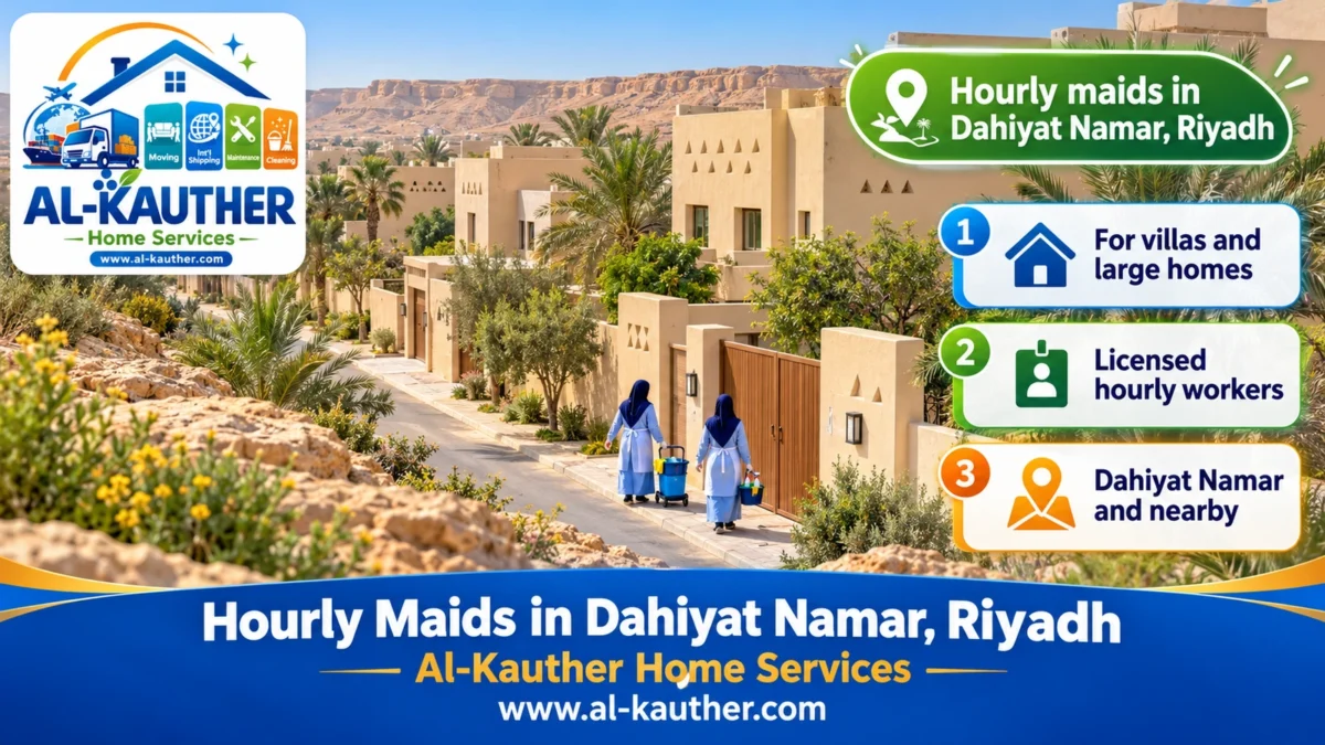 Hourly maids in Dahiyat Namar, Riyadh