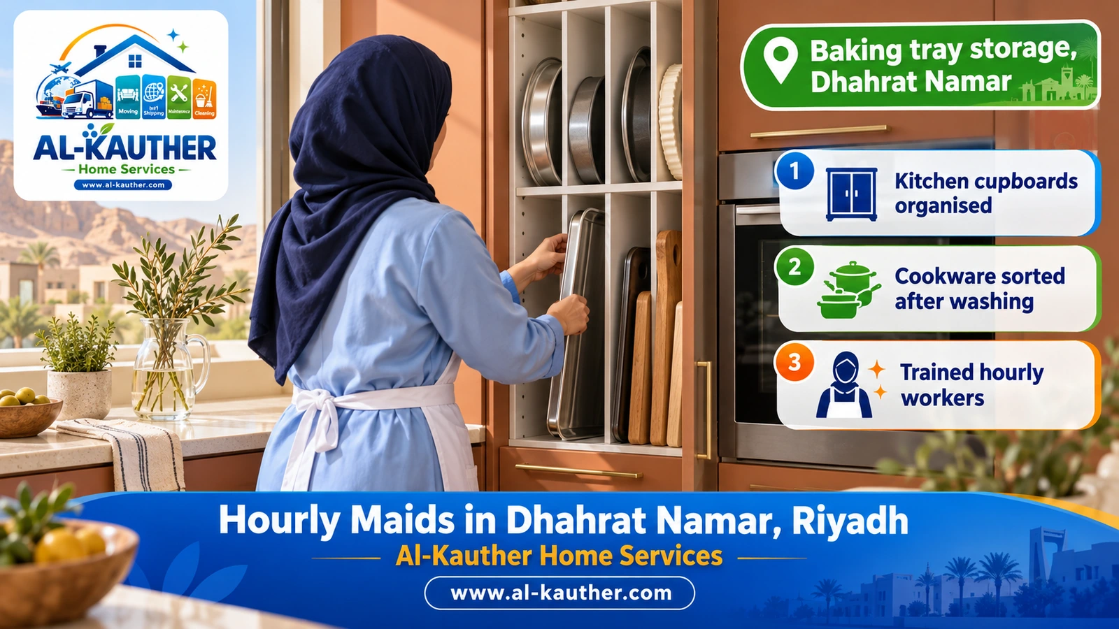 Baking tray storage, Dhahrat Namar