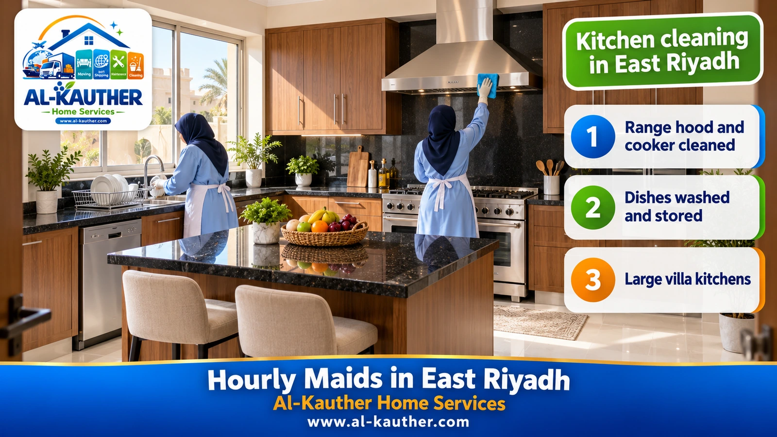 Kitchen cleaning in East Riyadh