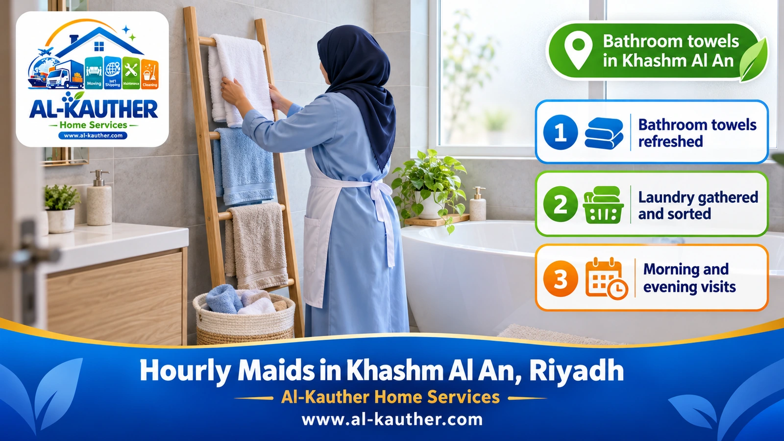 Bathroom towels in Khashm Al An