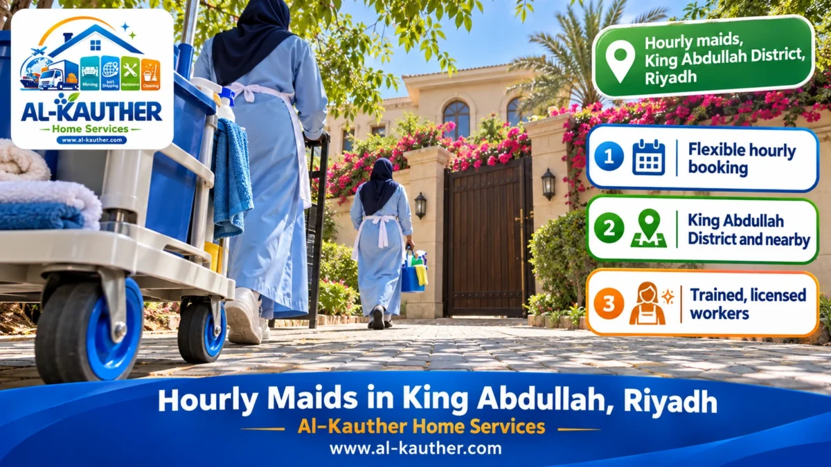 Hourly maids, King Abdullah District, Riyadh