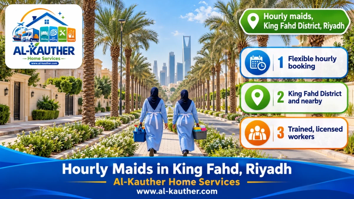 Hourly maids, King Fahd District, Riyadh