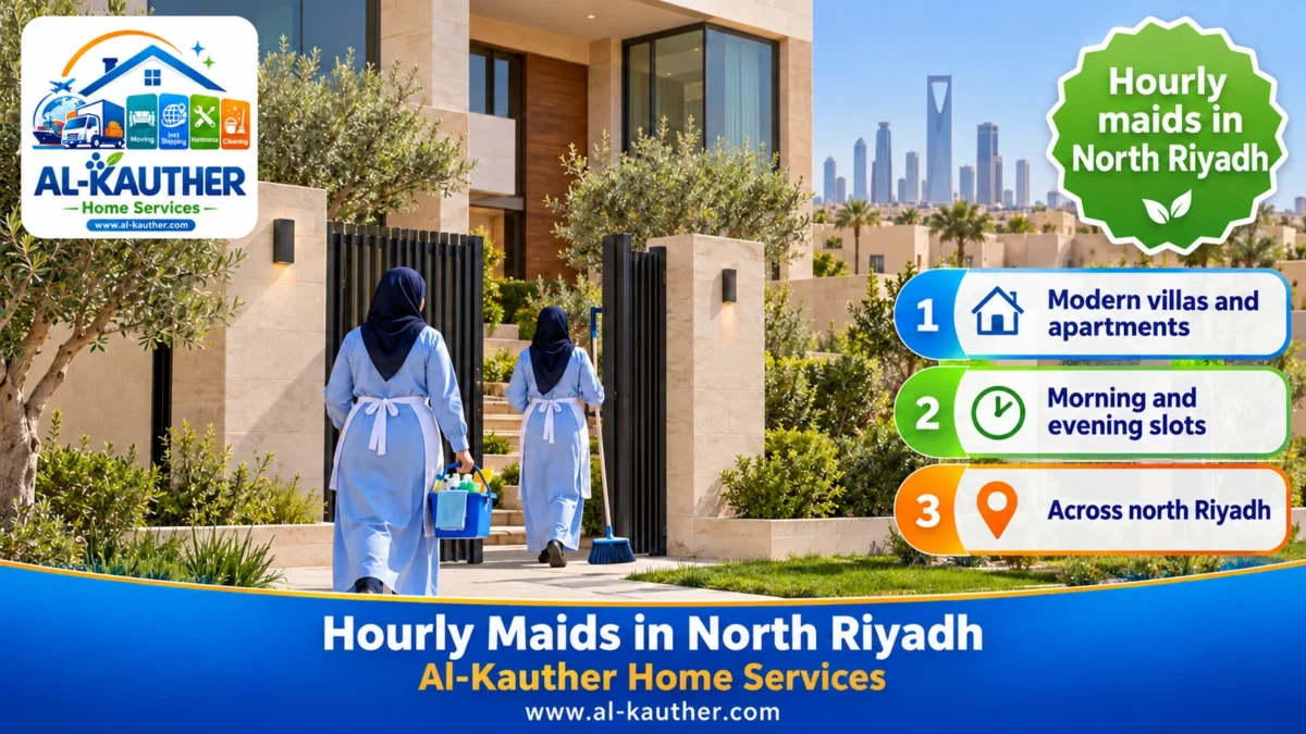 Hourly maids in North Riyadh