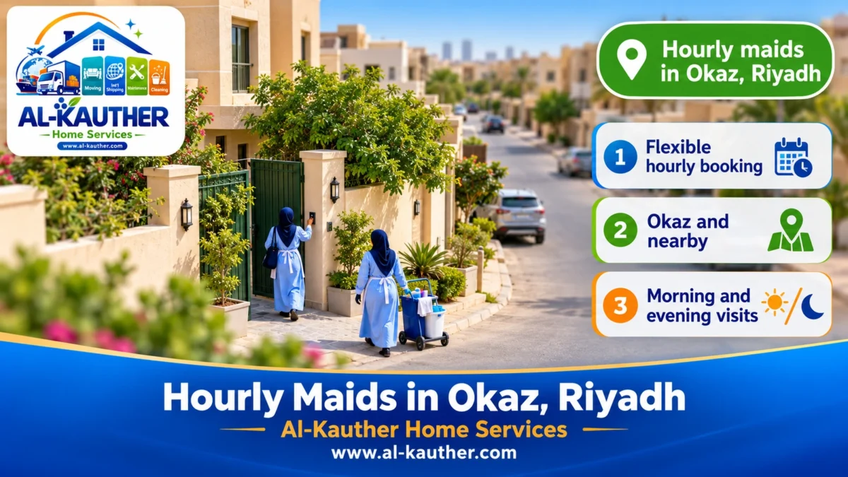 Hourly maids in Okaz, Riyadh
