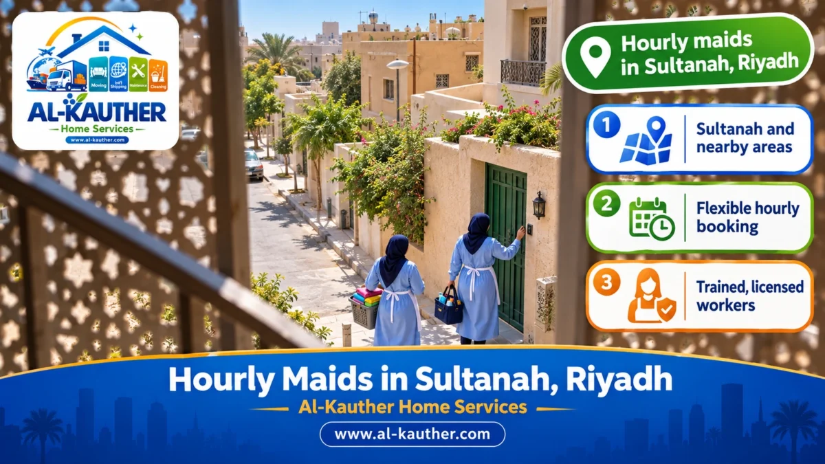 Hourly maids in Sultanah, Riyadh