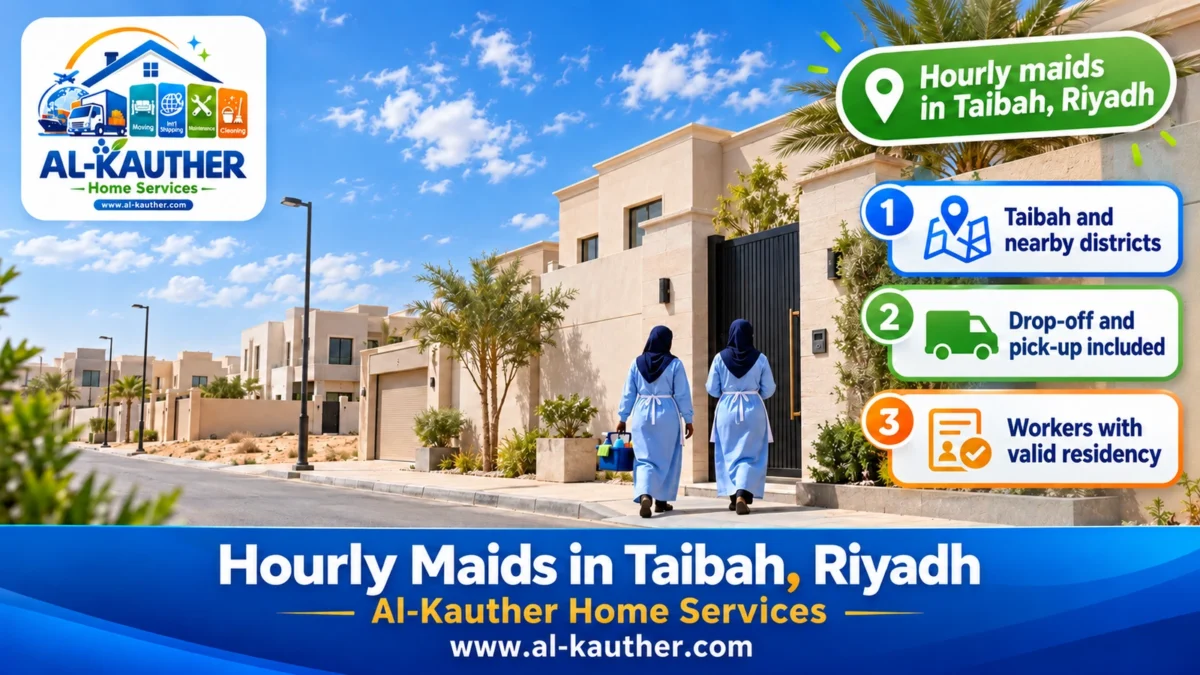 Hourly maids in Taibah, Riyadh