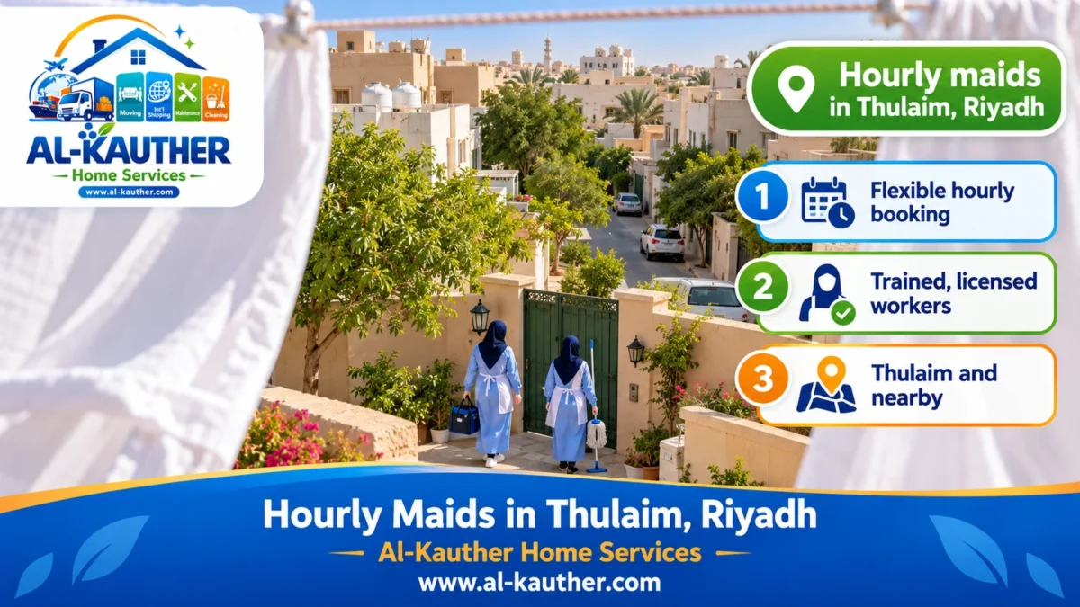 Hourly maids in Thulaim, Riyadh