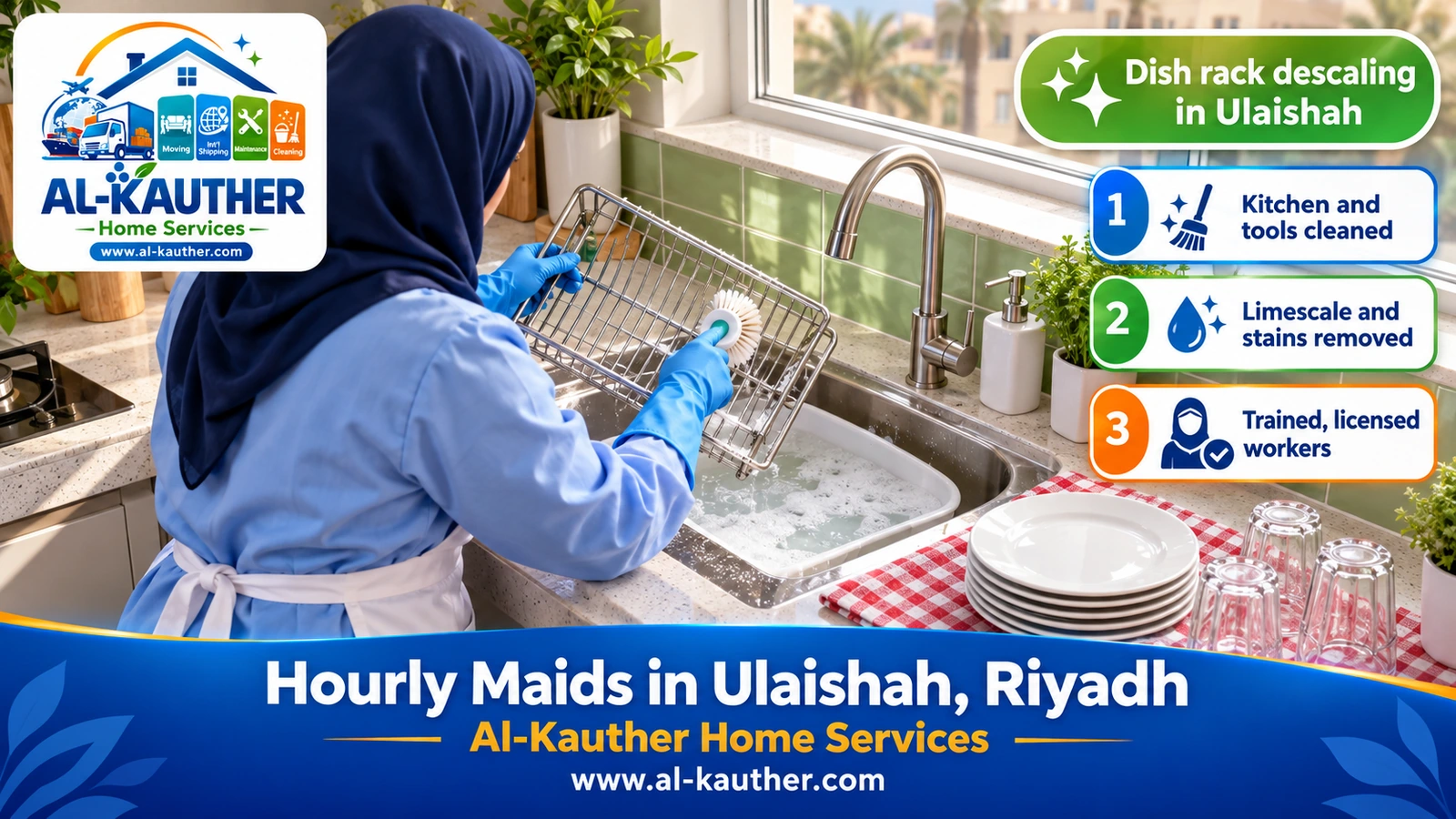 Dish rack descaling in Ulaishah