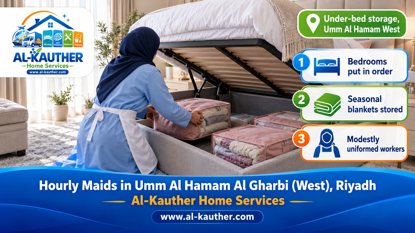 Under-bed storage, Umm Al Hamam West