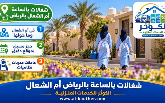 شغالات بالساعة بالرياض أم الشعال