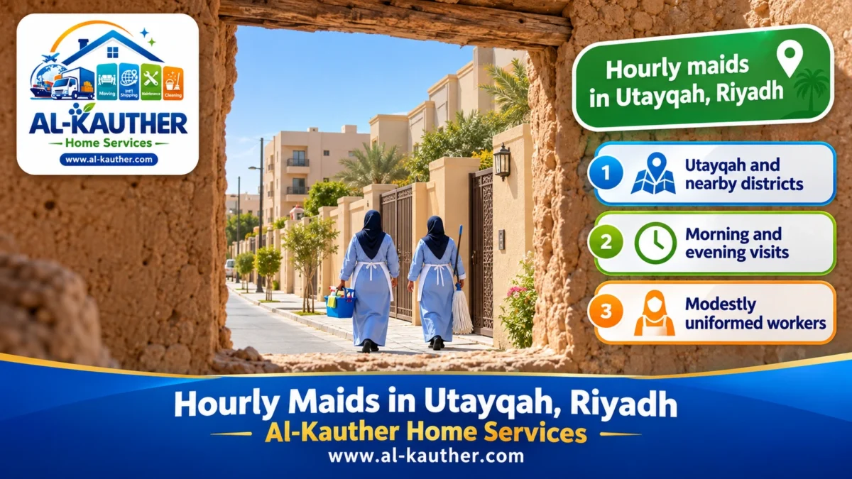 Hourly maids in Utayqah, Riyadh