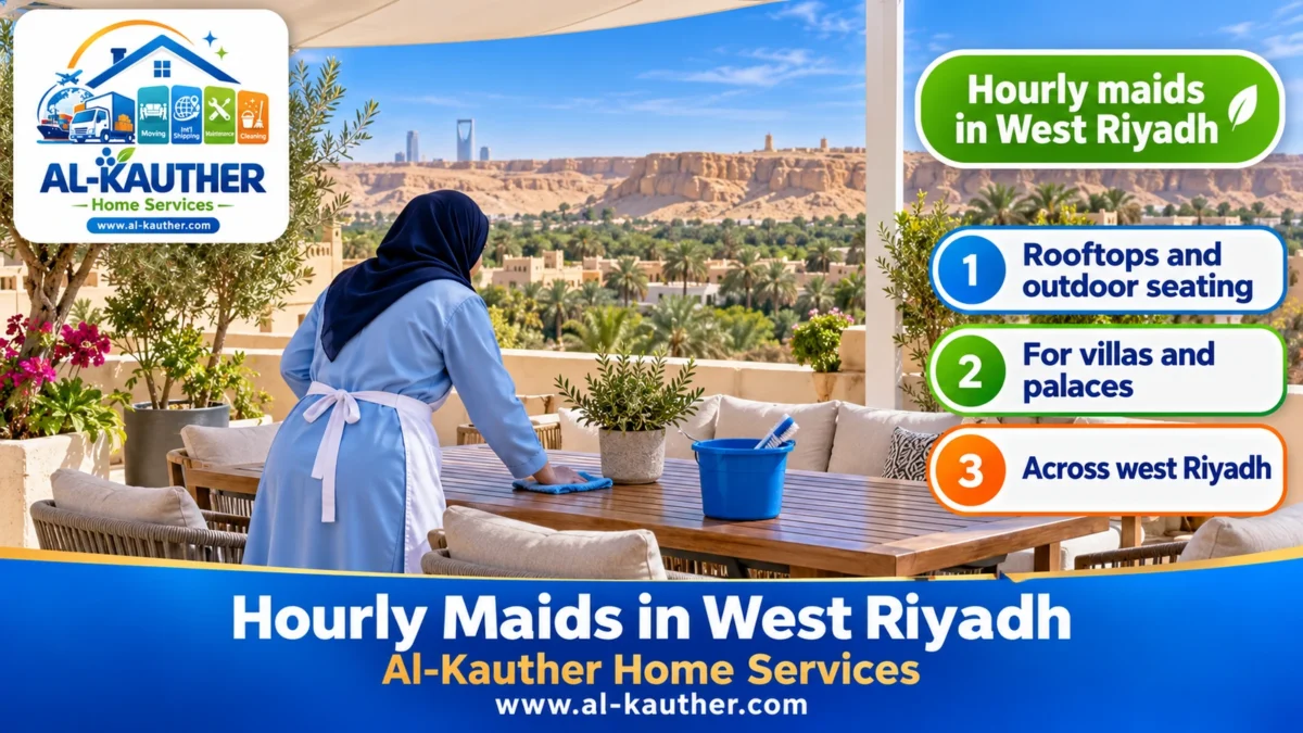 Hourly maids in West Riyadh