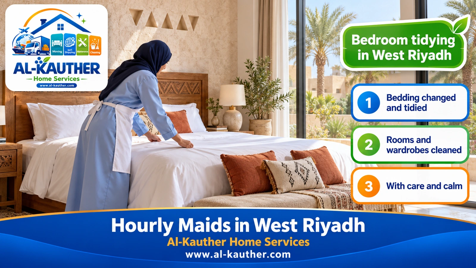 Bedroom tidying in West Riyadh